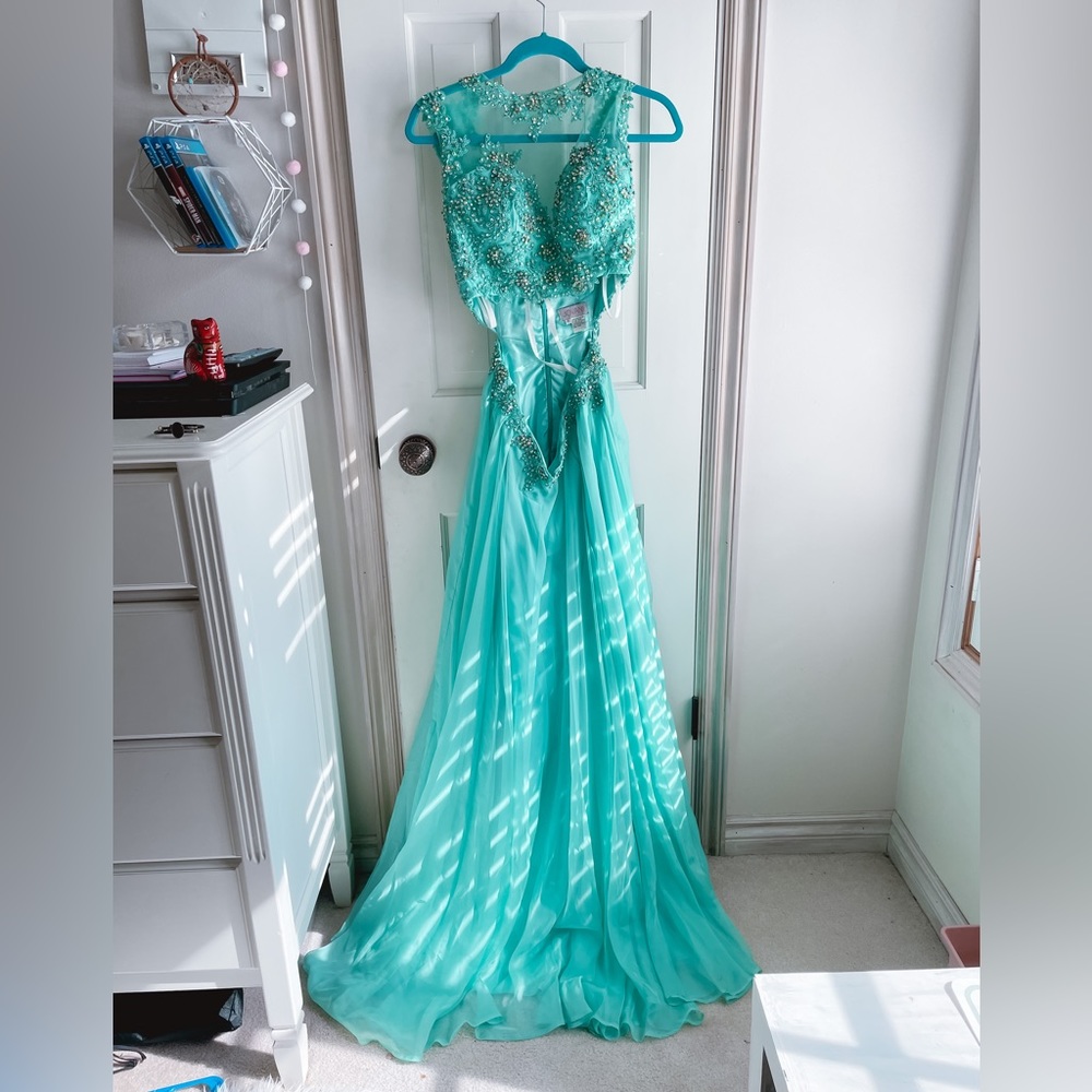 Jovani Aquamarine Prom Dress